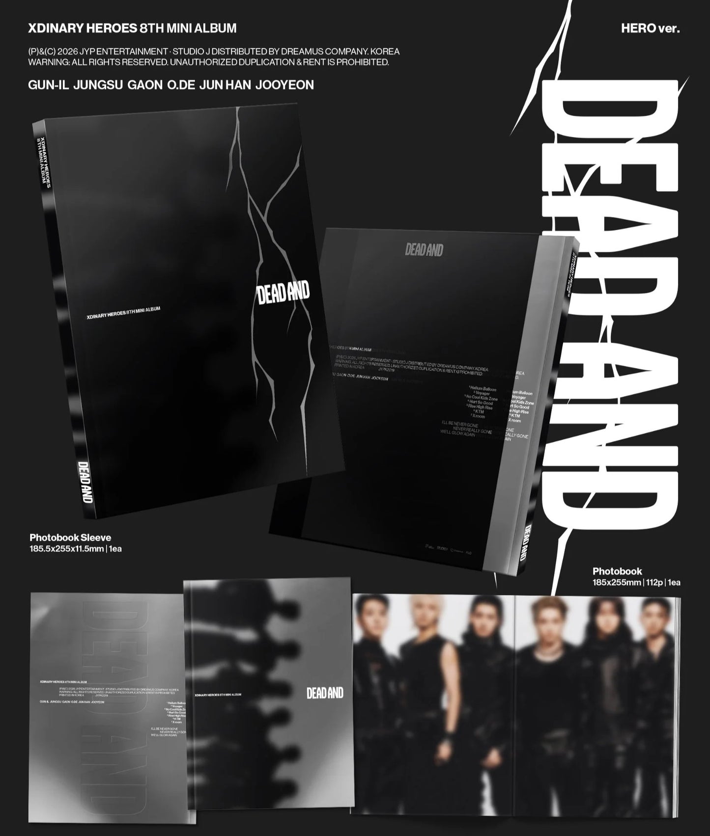 XDINARY HEROES - DEAD AND [PHOTOBOOK VER.]