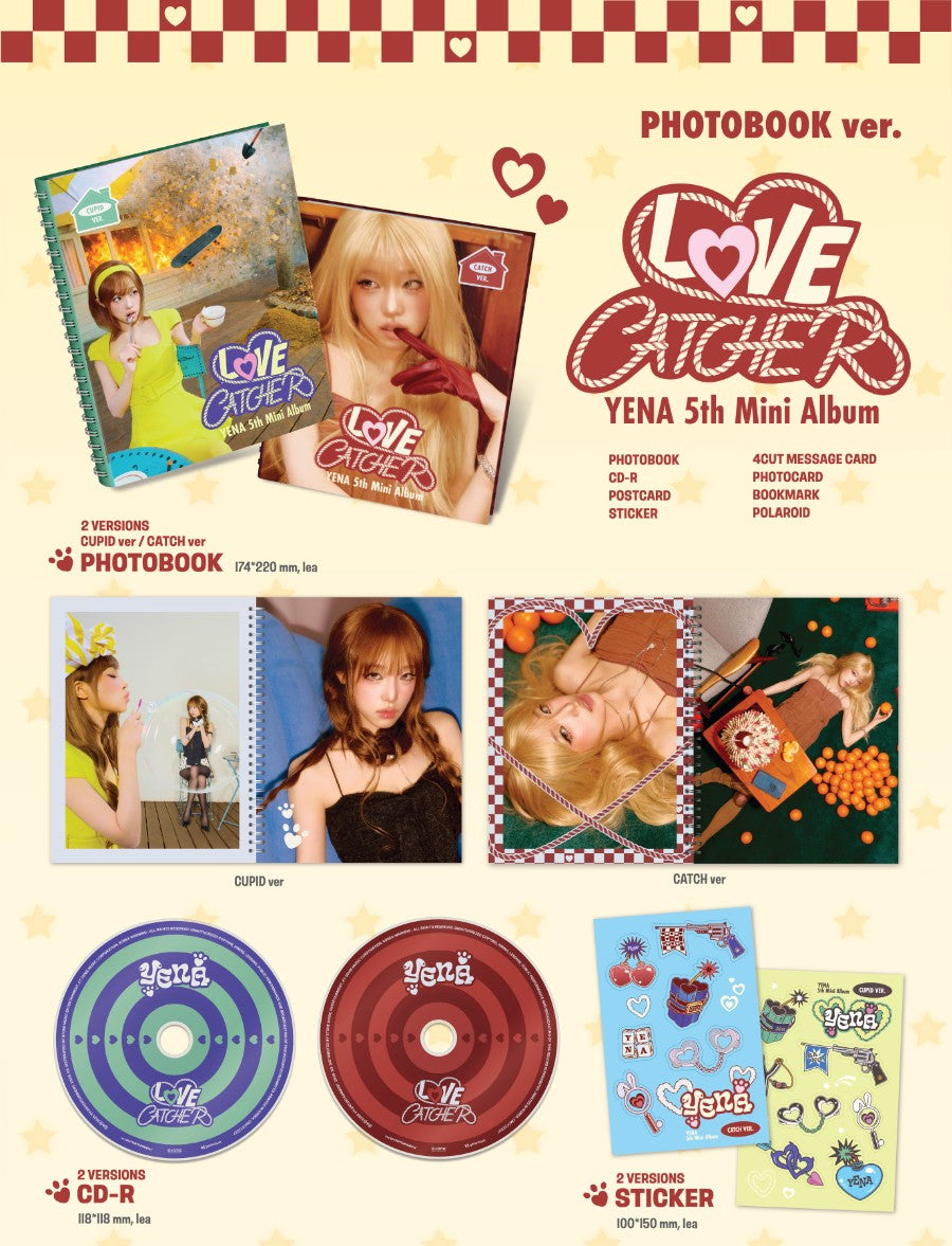 YENA - LOVE CATCHER [PHOTOBOOK VER.]