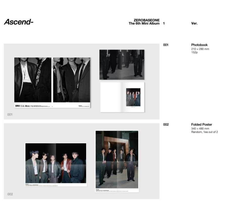 ZEROBASEONE - ASCEND- [PHOTOBOOK VER.]